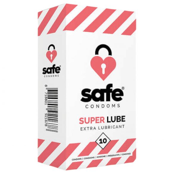 Preservativ Super Lube- extra lubrifiant (10 buc)