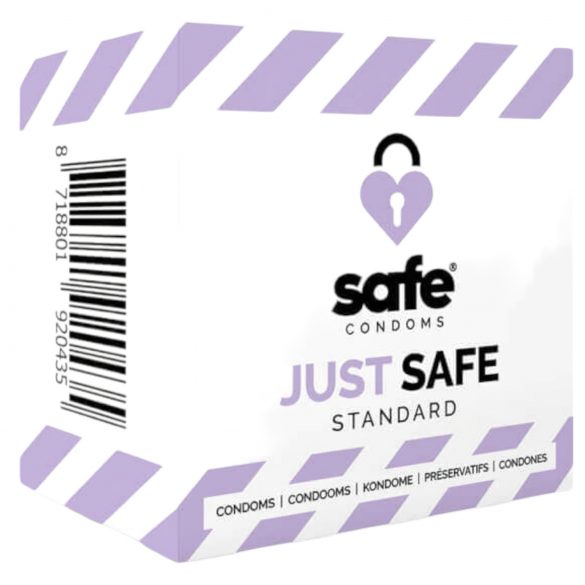 SAFE Just Safe - prezervative standard cu aromă de vanilie (5 buc)