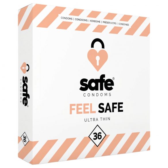 SAFE Feel Safe - prezervative subțiri (36 buc.)