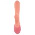 Rianne Essential Xena - vibrator încălzitor cu acumulator (piersică-coral)