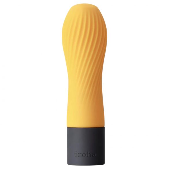 TENGA Iroha Zen - Vibrator din silicon super moale Yuzucha (galben)