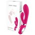 Vibrator Nomi Tang pentru punctul G cu stimulator clitoridian, reincarcabil (roz)