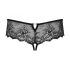 Obsessive Merossa - tanga feminin deschis cu strasuri - negru