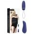 B SWISH Deluxe - ou vibrator cu telecomandă (albastru)