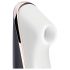 Satisfyer Traveler - stimulator clitoridian portabil cu acumulator (negru-alb)