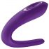 Satisfyer Double Classic - vibrator de cuplu impermeabil, cu acumulator (mov)