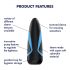 Satisfyer Men One - masturbator cu supt (albastru-negru)