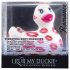 My Duckie Romance 2.0 - vibrator pentru clitoris rezistent la apă (alb-roz)