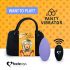 FEELZTOYS Chilot - vibrator clitoridian cu acumulator și control radio (mov)