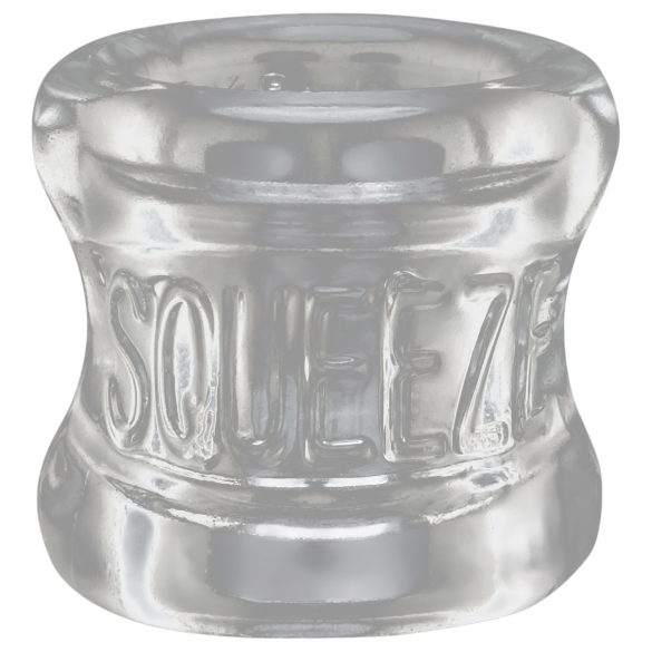 OXBALLS Squeeze - Inel și Extensor pentru Testicule (Transparent)