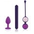 Set vibrator Rianne Essentials First - mov (3 piese)