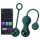 Set de bile vaginale inteligente Magic Motion Crystal Duo - verde - (2 piese)