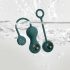 Set de bile vaginale inteligente Magic Motion Crystal Duo - verde - (2 piese)