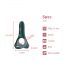 Inel vibrator pentru penis Magic Motion Rise, inteligent cu acumulator - verde