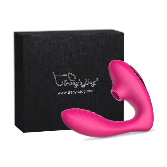 Vibrator pentru punctul G și stimulator clitoridian Tracy's Dog OG (roz)