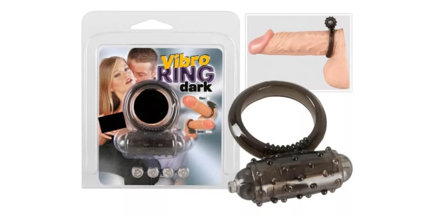 You2Toys - inel vibrat de penis din silicon pur